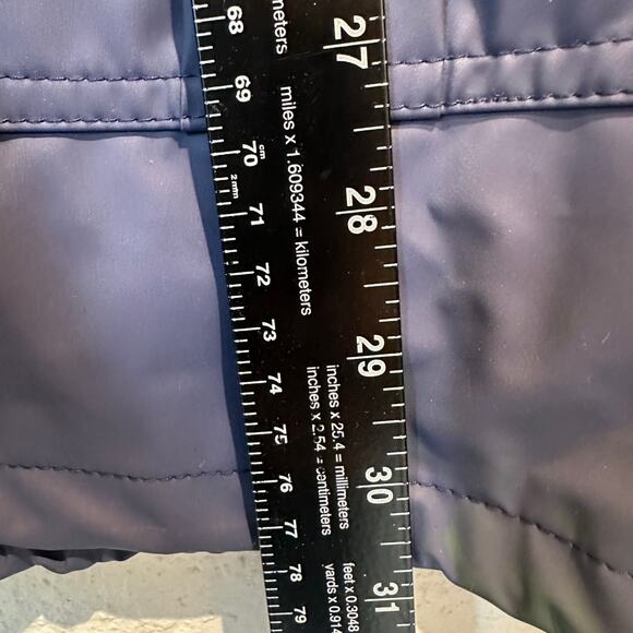 Thermal-Slicks Size XL Rain Jacket Coat Blue Plaid Lining Hooded - Picture 7 of 13